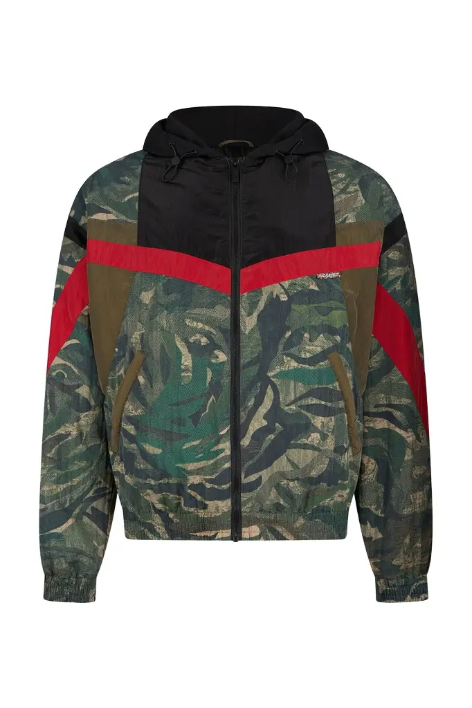 Roberto Cavalli Tiger Camu Print Jacket | Image 1 Roberto Cavalli Tiger Camu Print Jacket | Image 1