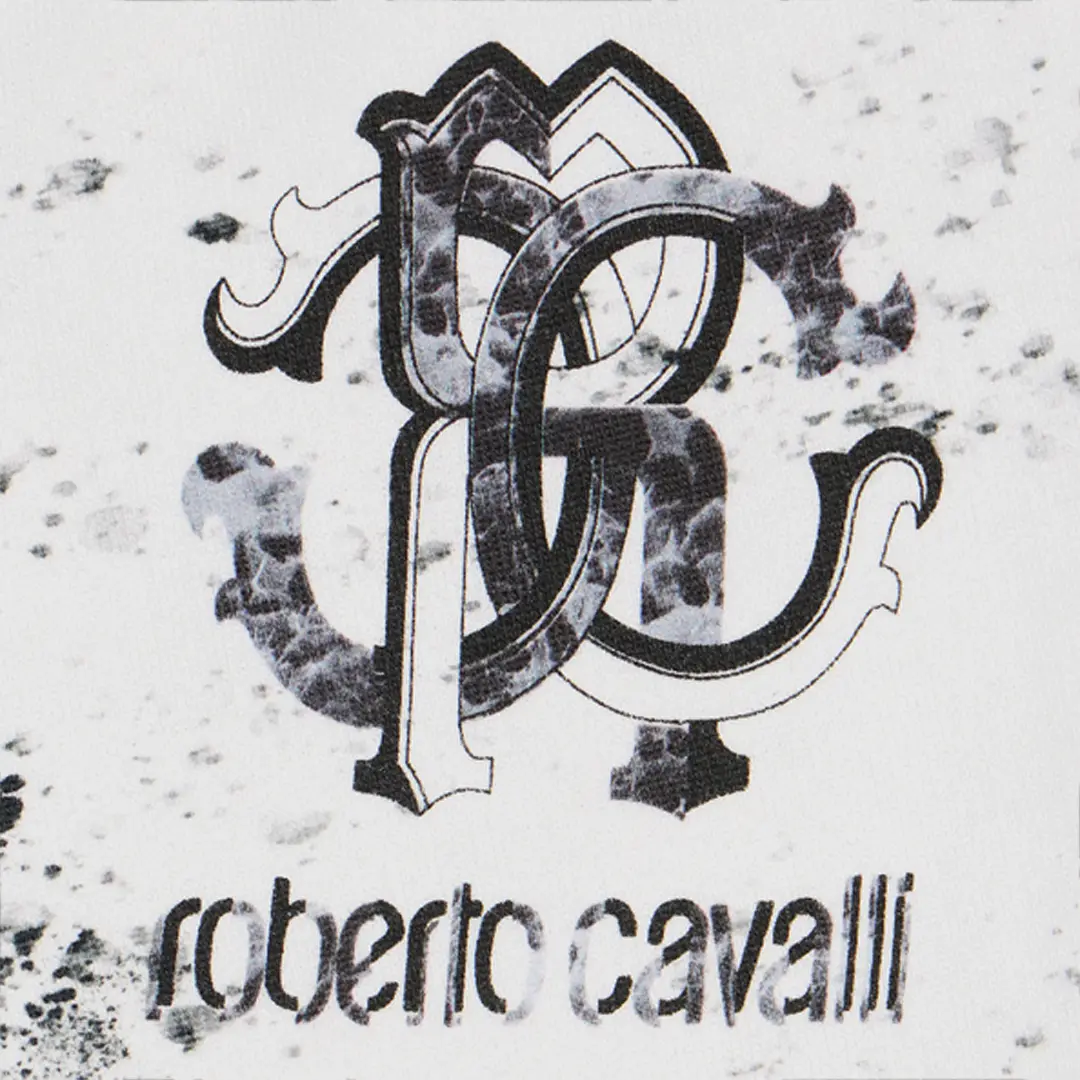 Roberto Cavalli Splatter Print Trousers with Monogram RC | Thumbnail 3