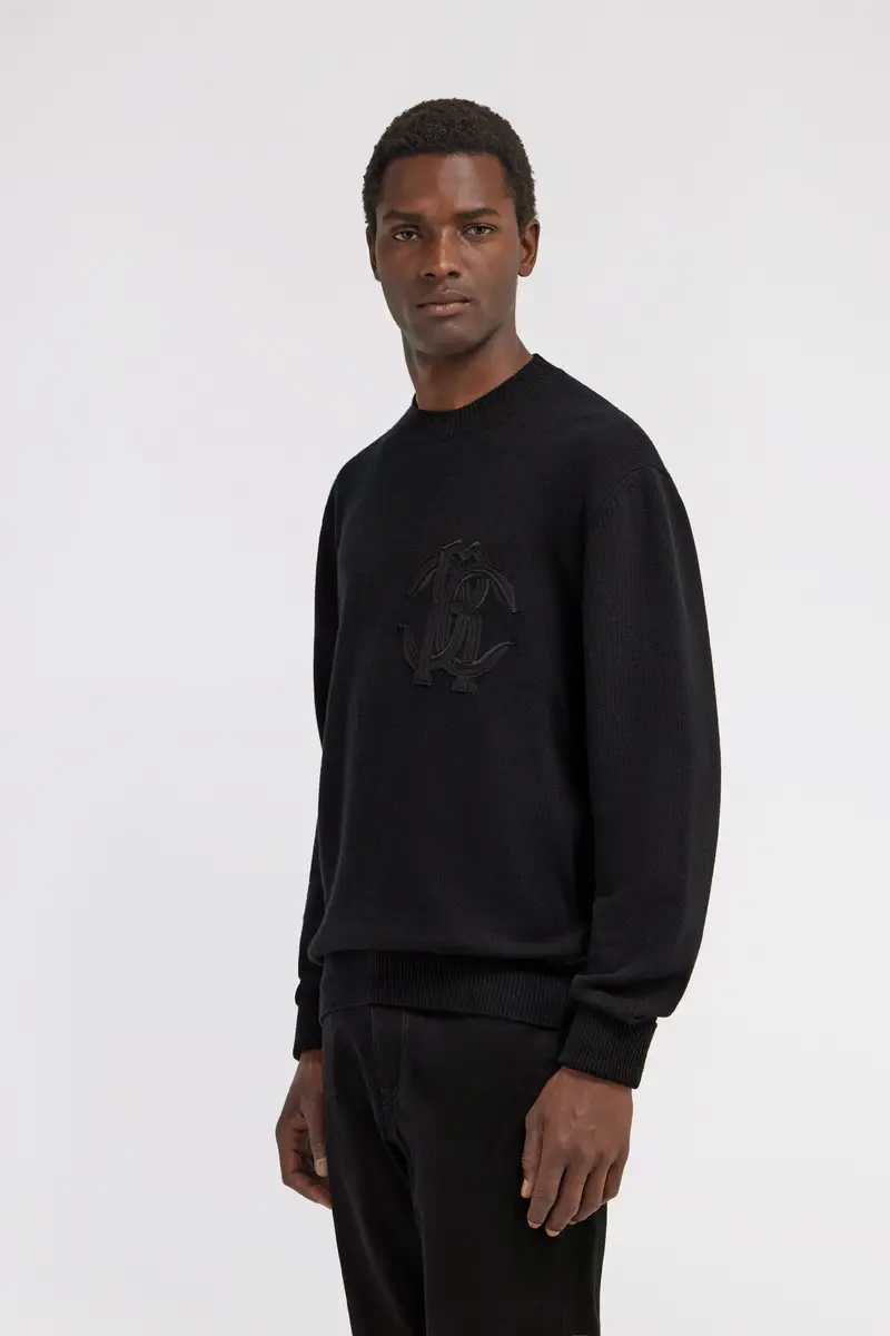 Roberto Cavalli Embroidered Logo Sweater | Thumbnail 4 Roberto Cavalli Embroidered Logo Sweater | Thumbnail 4
