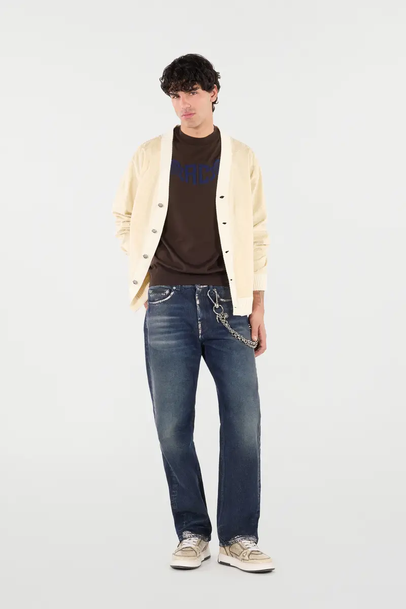 Roberto Cavalli Wool Sweater With Winged Logo | Thumbnail 6 Roberto Cavalli Wool Sweater With Winged Logo | Thumbnail 6