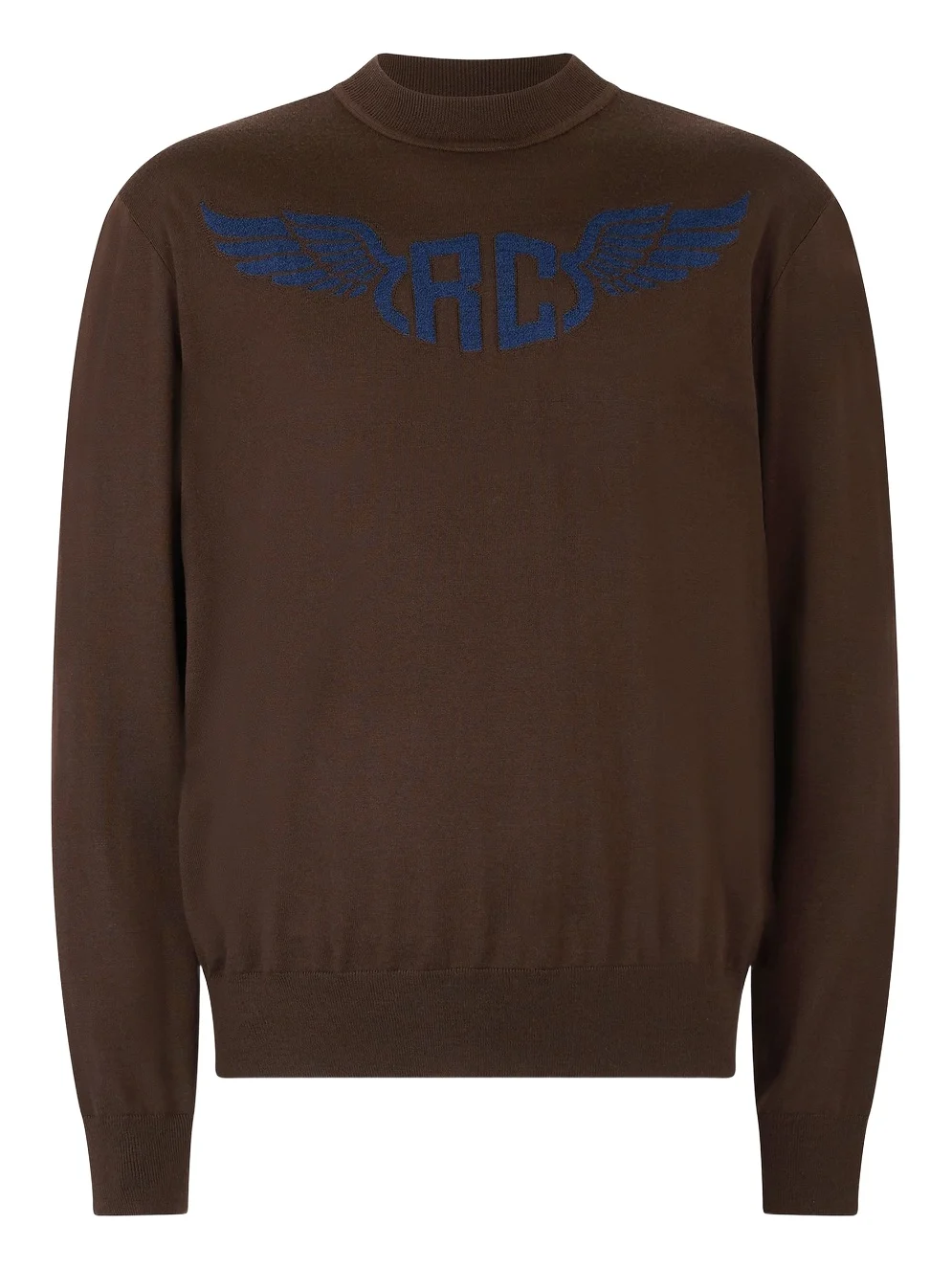 Wool Sweater With Winged Logo Wool Sweater With Winged Logo