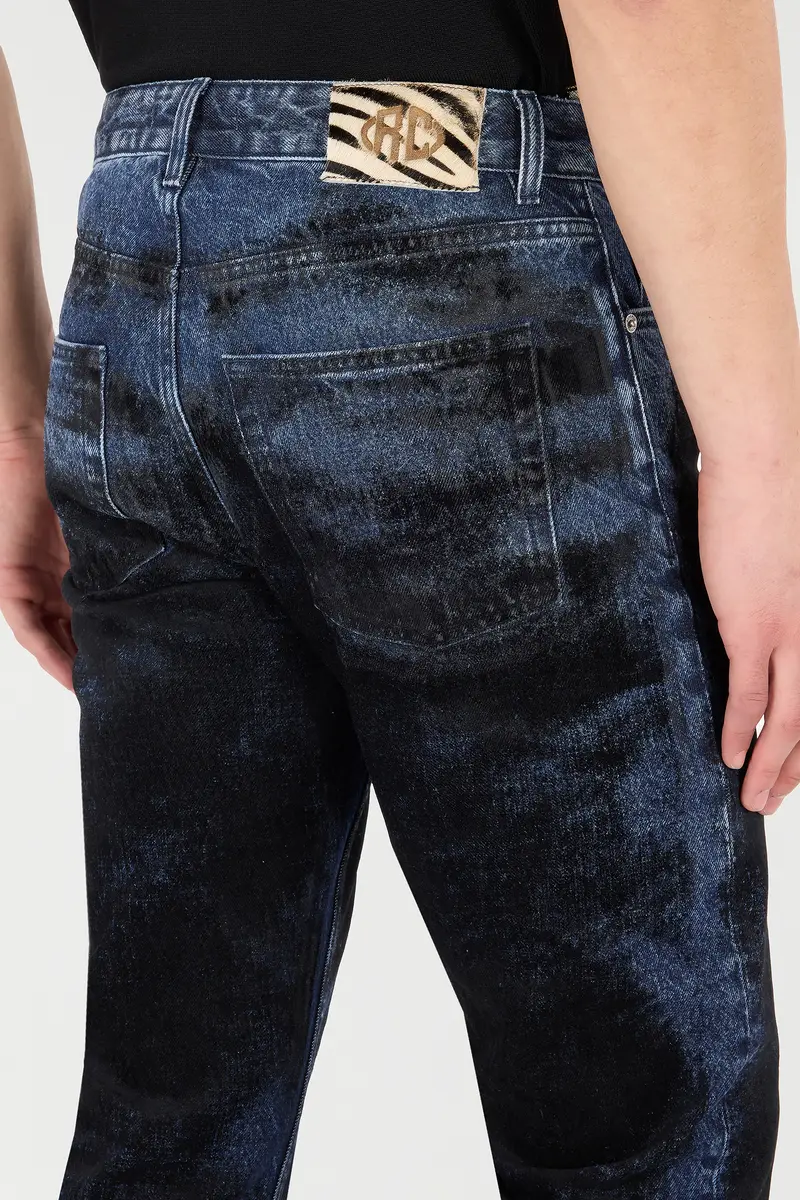 Roberto Cavalli Jeans With Contrasting Discoloration Detailing | Thumbnail 5 Roberto Cavalli Jeans With Contrasting Discoloration Detailing | Thumbnail 5