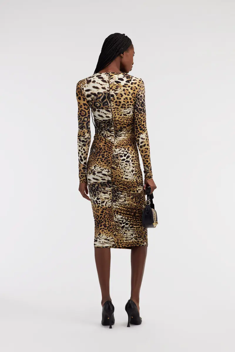Roberto Cavalli Jaguar Skin print dress | Thumbnail 3