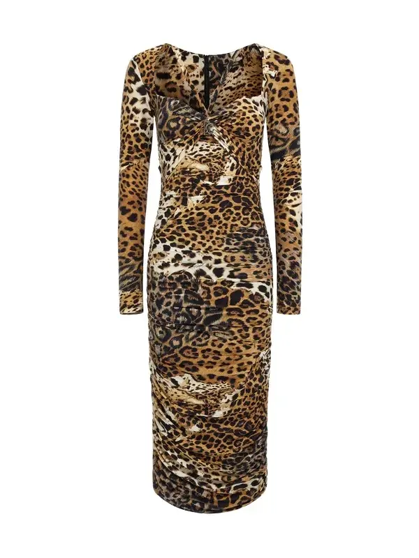 Jaguar Skin print dress