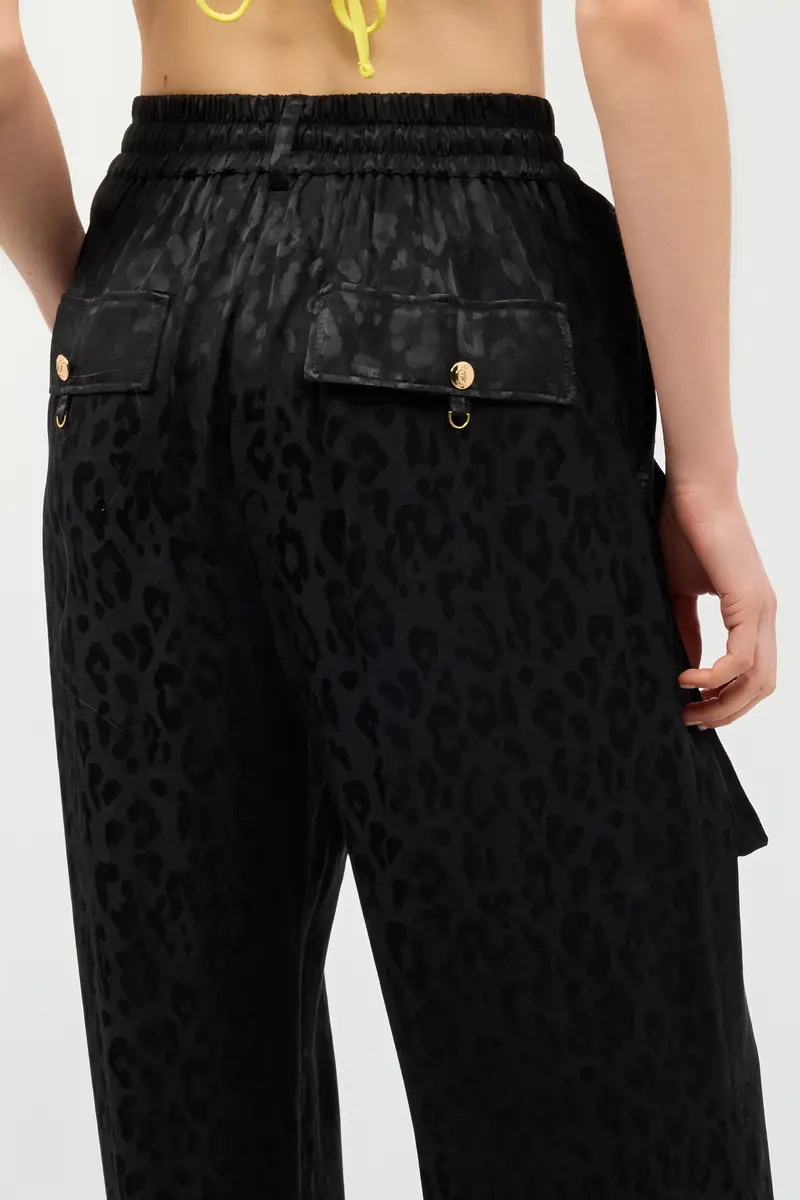 Roberto Cavalli Pants With Solid-Color Jaguar Skin Print | Thumbnail 5 Roberto Cavalli Pants With Solid-Color Jaguar Skin Print | Thumbnail 5