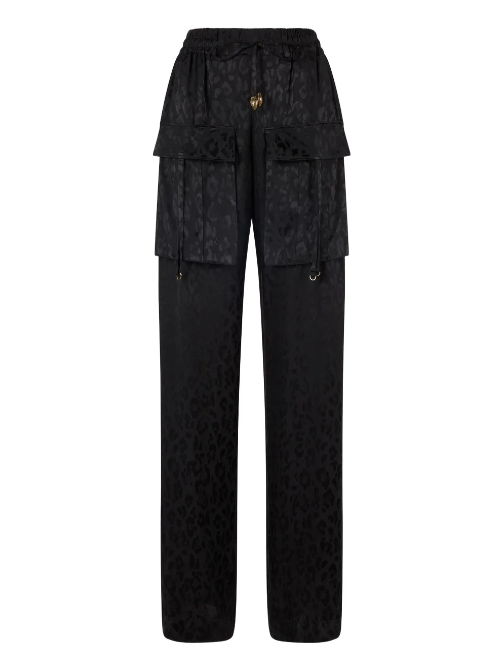Pants With Solid-Color Jaguar Skin Print Pants With Solid-Color Jaguar Skin Print