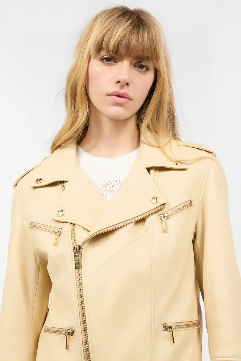 Roberto Cavalli Jacket With Studded Logo | Thumbnail 4 Roberto Cavalli Jacket With Studded Logo | Thumbnail 4