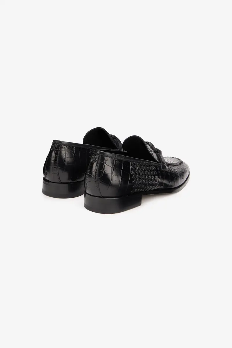 Roberto Cavalli Black Leather Loafer | Thumbnail 3 Roberto Cavalli Black Leather Loafer | Thumbnail 3