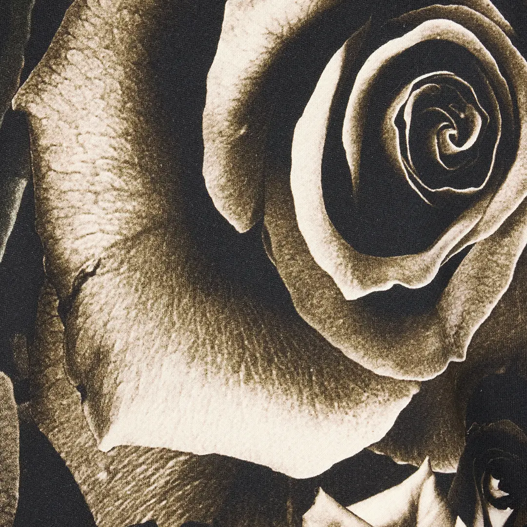 Roberto Cavalli Rose-Print Hooded Sweatshirt | Thumbnail 4
