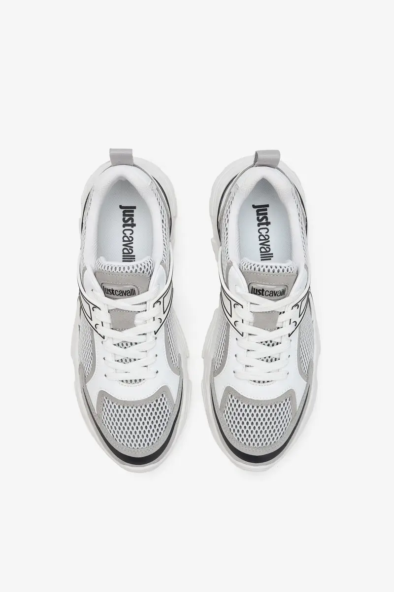 Roberto Cavalli White Chunky Sneakers | Thumbnail 4 Roberto Cavalli White Chunky Sneakers | Thumbnail 4