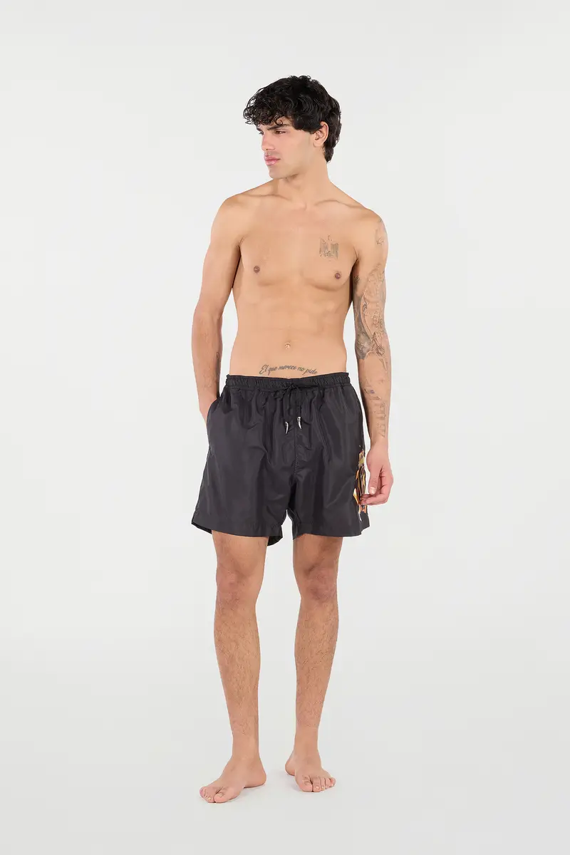 Roberto Cavalli Monogram And Fang Swim Shorts | Thumbnail 7 Roberto Cavalli Monogram And Fang Swim Shorts | Thumbnail 7