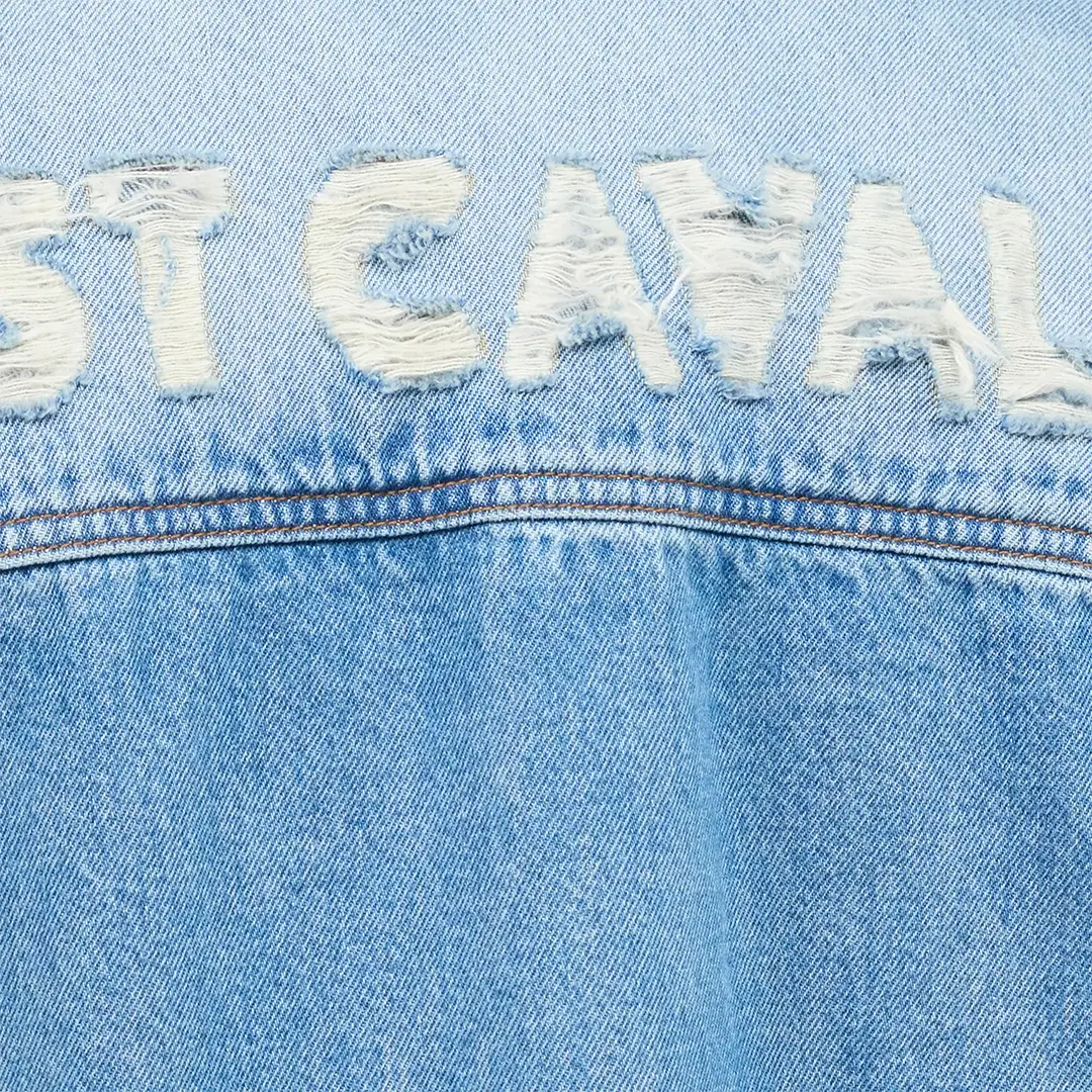 Roberto Cavalli Denim Jacket With Lettering | Thumbnail 4 Roberto Cavalli Denim Jacket With Lettering | Thumbnail 4