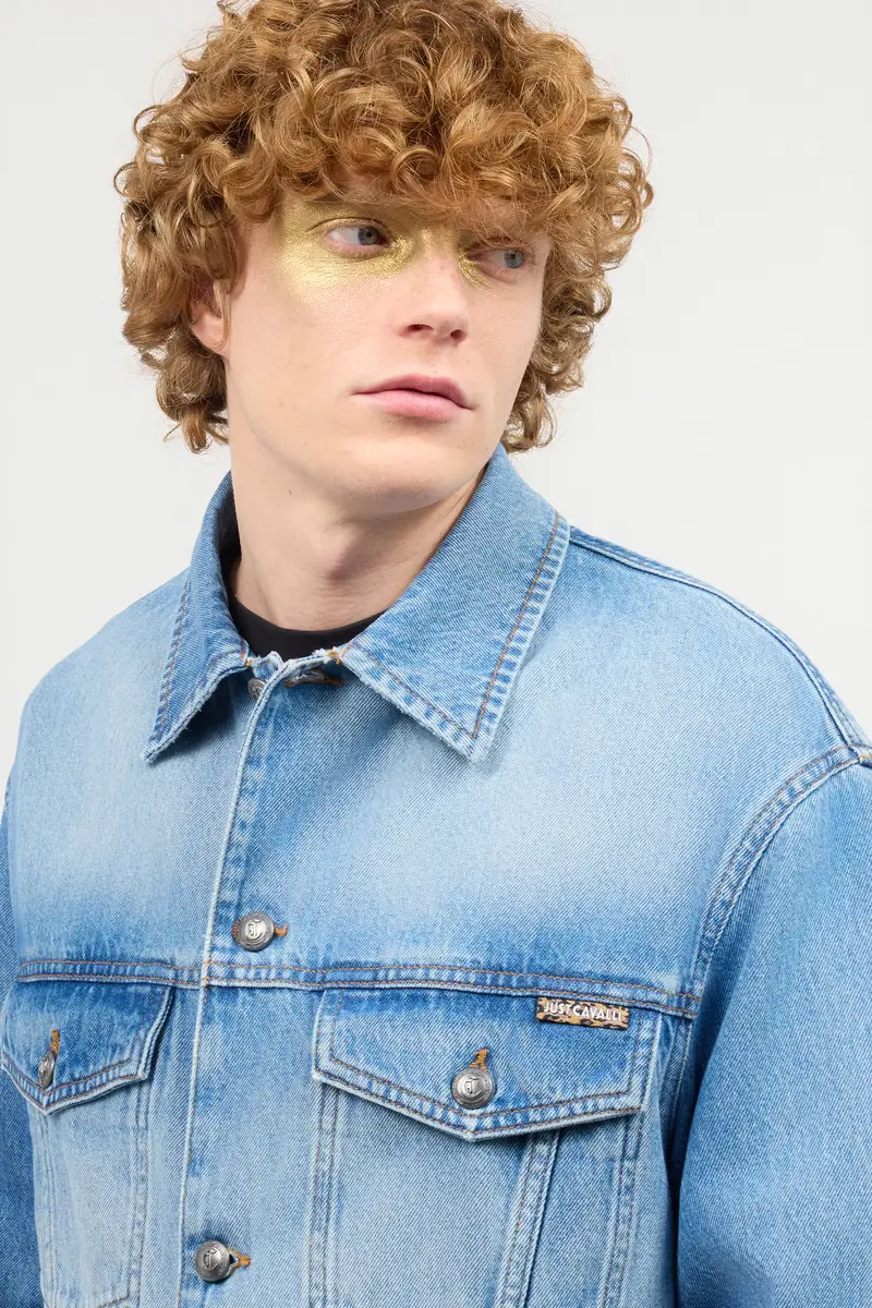 Roberto Cavalli Denim Jacket With Lettering | Thumbnail 5 Roberto Cavalli Denim Jacket With Lettering | Thumbnail 5