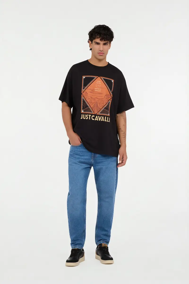 Roberto Cavalli Five-pocket jeans with straight leg | Thumbnail 7 Roberto Cavalli Five-pocket jeans with straight leg | Thumbnail 7