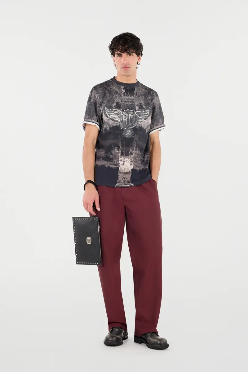 Roberto Cavalli T-Shirt With Winged Monogram | Thumbnail 7
