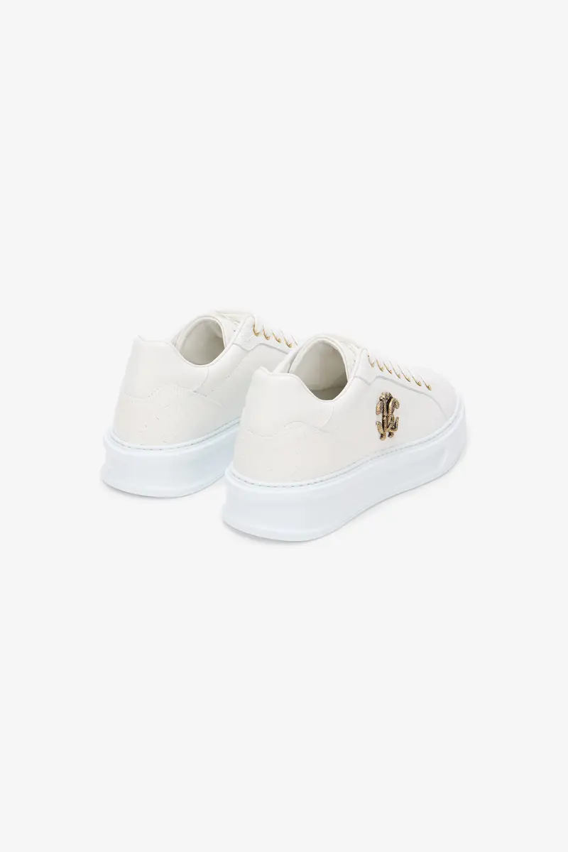 Roberto Cavalli Sneaker With Mirror Snake Monogram | Thumbnail 3 Roberto Cavalli Sneaker With Mirror Snake Monogram | Thumbnail 3