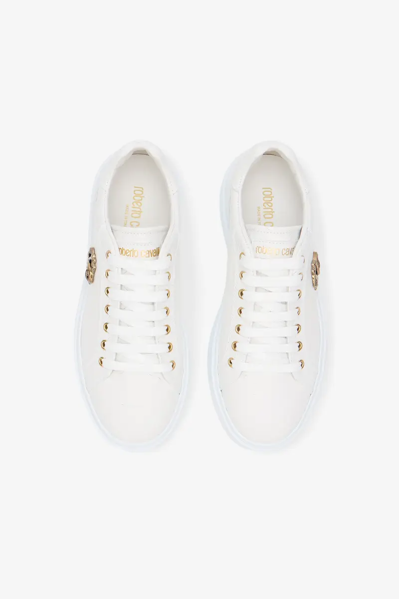 Roberto Cavalli Sneaker With Mirror Snake Monogram | Thumbnail 4 Roberto Cavalli Sneaker With Mirror Snake Monogram | Thumbnail 4