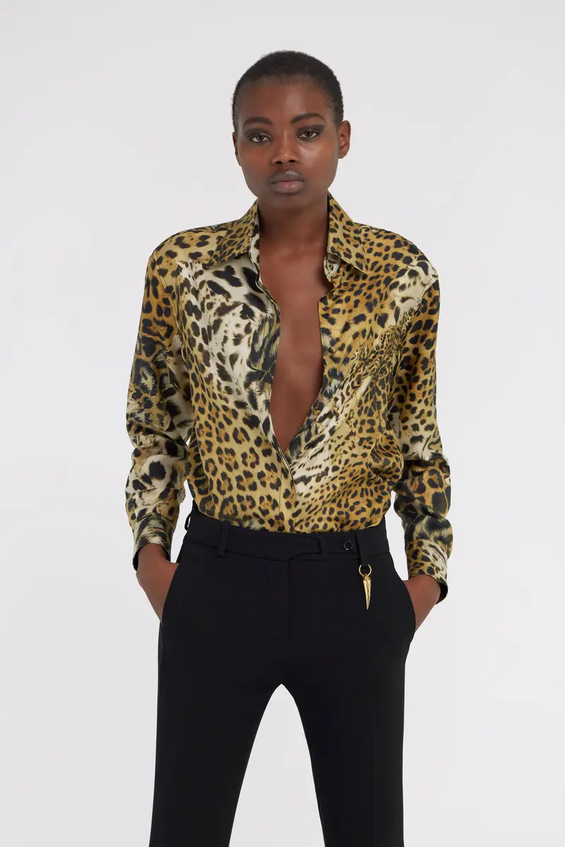 Roberto Cavalli Jaguar Skin print shirt | Thumbnail 2 Roberto Cavalli Jaguar Skin print shirt | Thumbnail 2