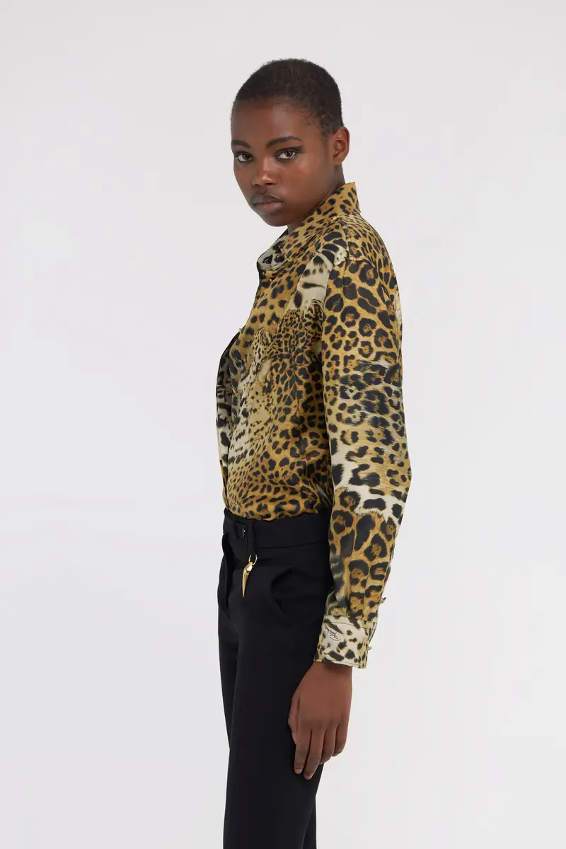 Roberto Cavalli Jaguar Skin print shirt | Thumbnail 4 Roberto Cavalli Jaguar Skin print shirt | Thumbnail 4