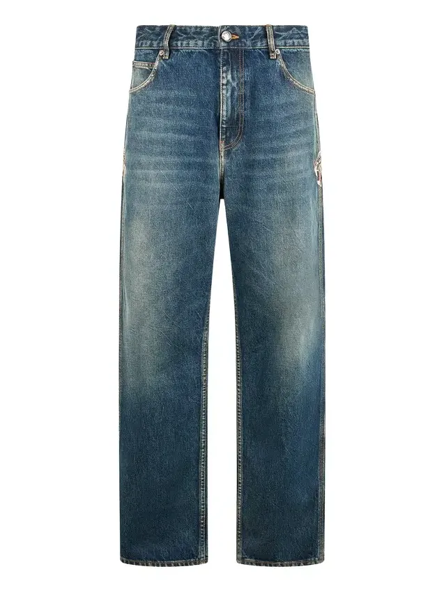 Washed Denim Jeans Washed Denim Jeans