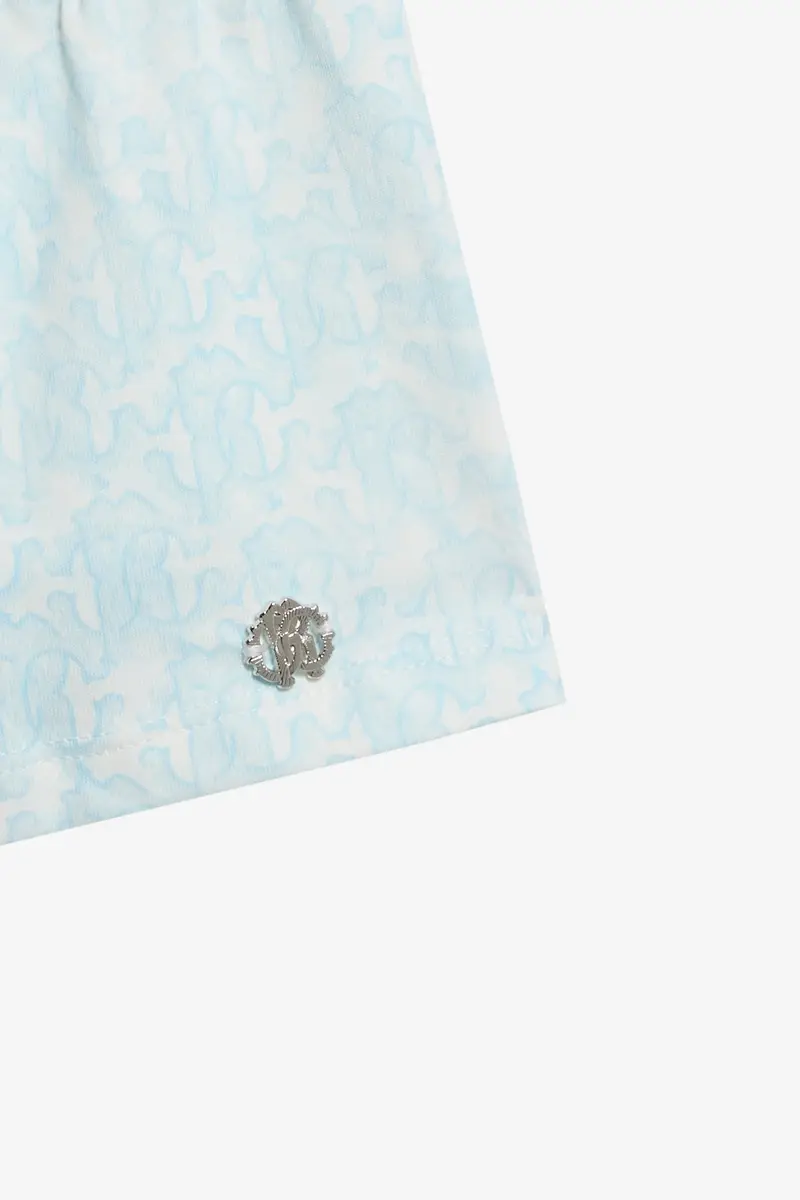 Roberto Cavalli White And Light Blue Monogram RC Children Kit | Thumbnail 4 Roberto Cavalli White And Light Blue Monogram RC Children Kit | Thumbnail 4