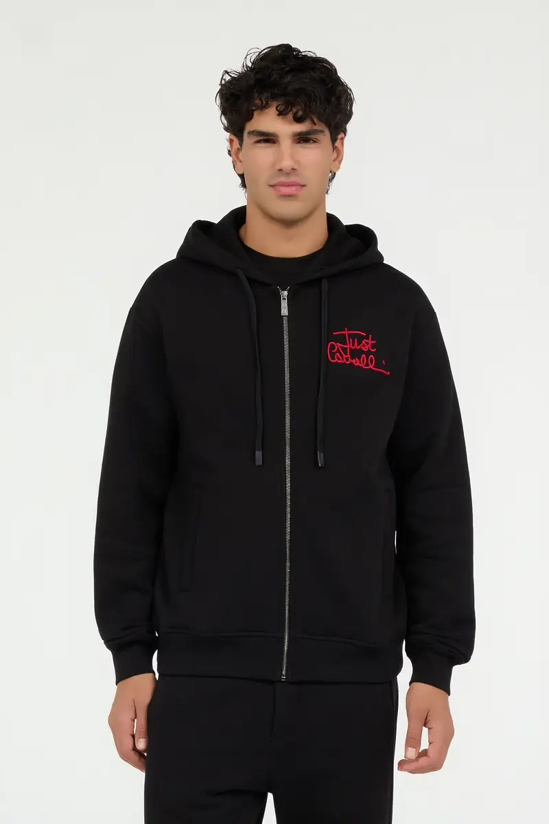 Roberto Cavalli Hoodie with Embroidered Logo | Thumbnail 2