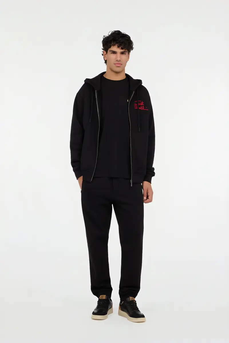 Roberto Cavalli Hoodie with Embroidered Logo | Thumbnail 7