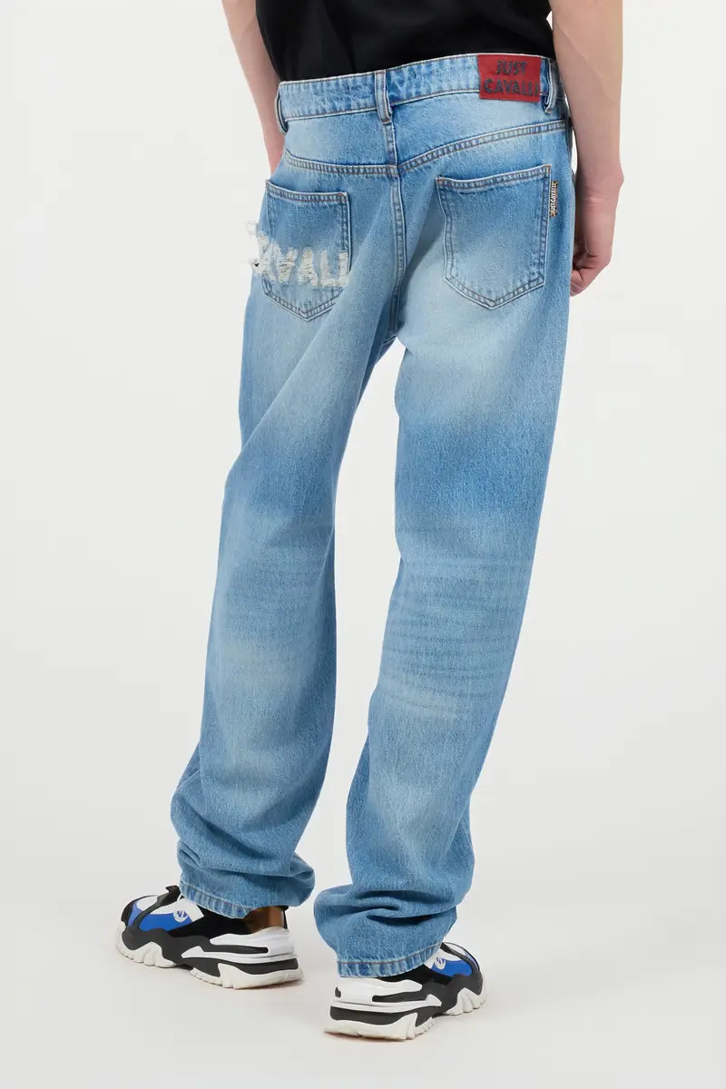 Roberto Cavalli Jeans With Destroyed-Effect Logo | Thumbnail 3 Roberto Cavalli Jeans With Destroyed-Effect Logo | Thumbnail 3