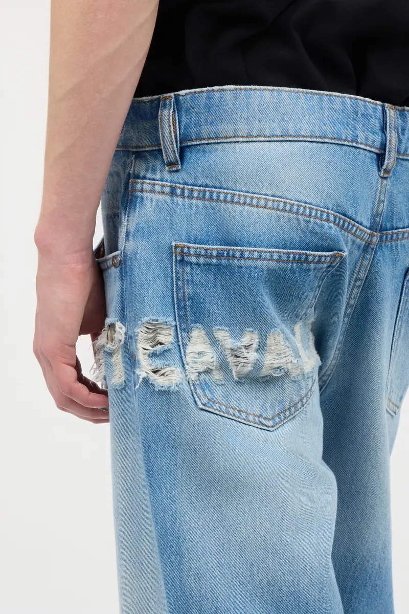 Roberto Cavalli Jeans With Destroyed-Effect Logo | Thumbnail 5 Roberto Cavalli Jeans With Destroyed-Effect Logo | Thumbnail 5