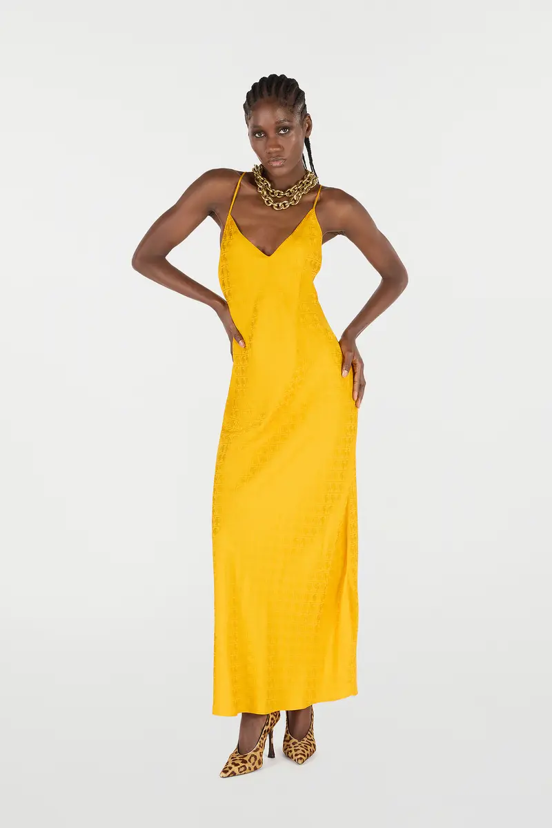 Roberto Cavalli Long Dress With Mirror Snake Monogram | Thumbnail 6 Roberto Cavalli Long Dress With Mirror Snake Monogram | Thumbnail 6