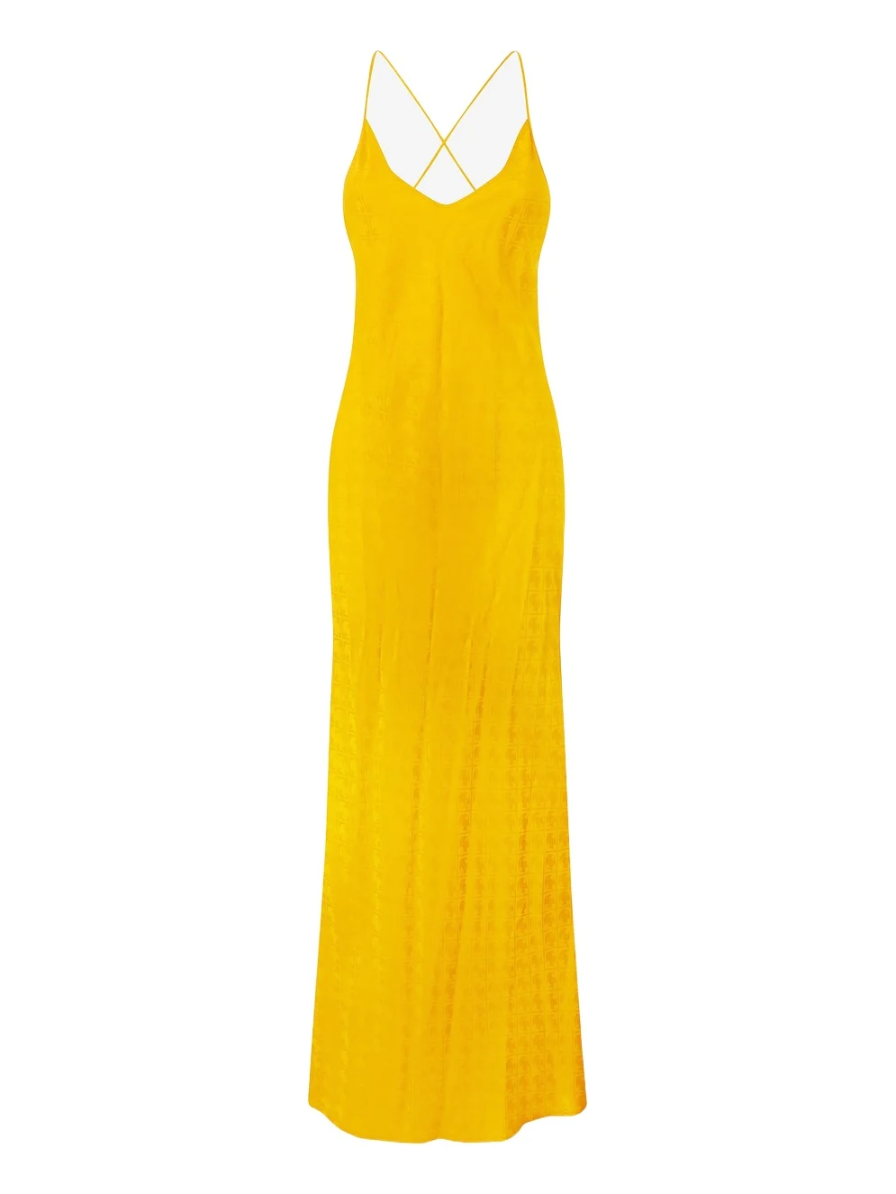 Roberto Cavalli Long Dress With Mirror Snake Monogram