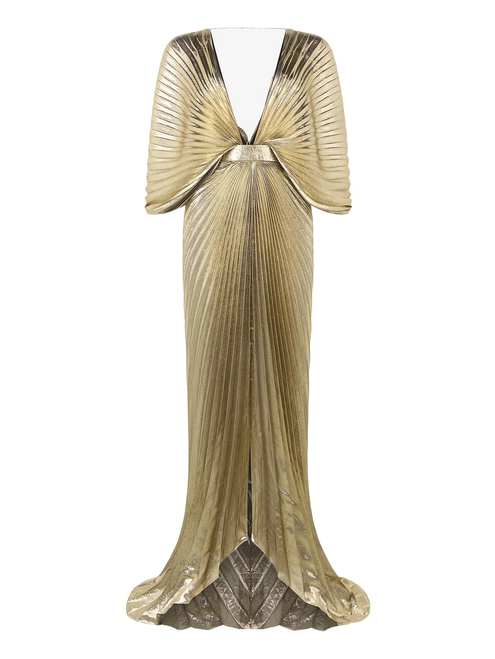 Roberto Cavalli Gold Lamè Maxi Dress