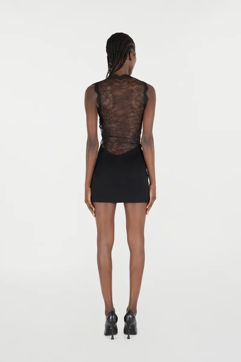 Roberto Cavalli Lace Mini Dress | Thumbnail 3