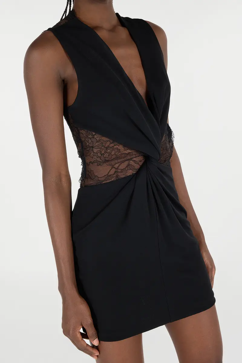 Roberto Cavalli Lace Mini Dress | Thumbnail 5