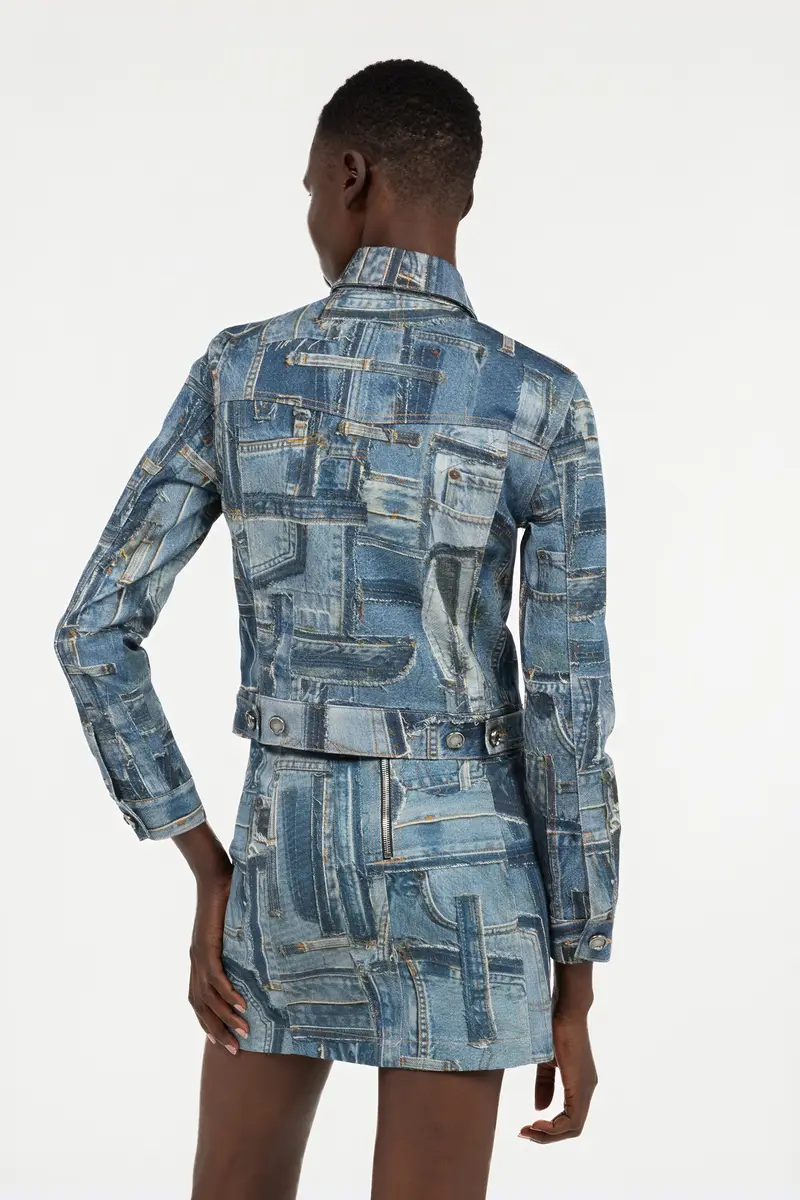 Roberto Cavalli Patchwork Capsule Collection Denim Jacket | Thumbnail 3 Roberto Cavalli Patchwork Capsule Collection Denim Jacket | Thumbnail 3
