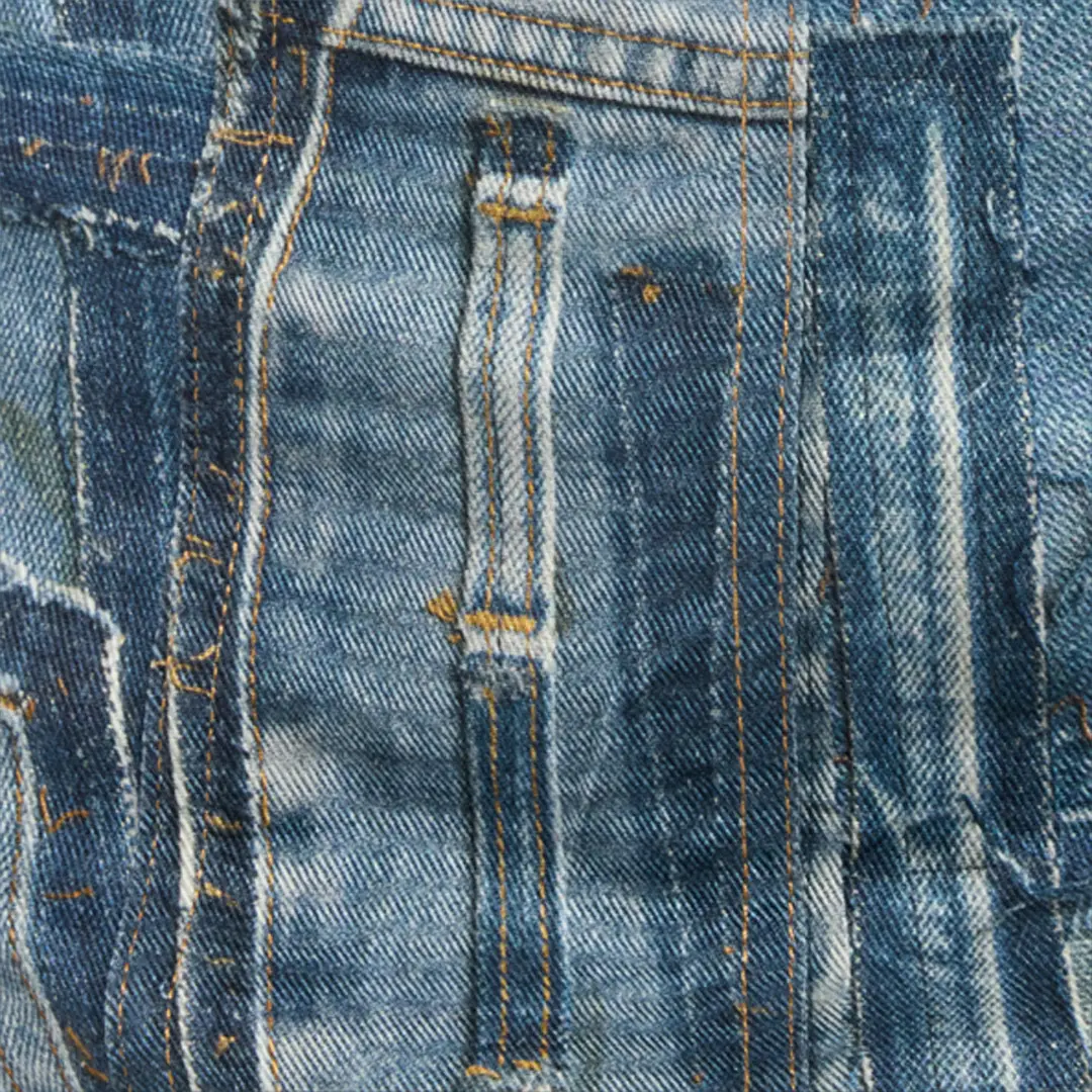 Roberto Cavalli Patchwork Capsule Collection Denim Jacket | Thumbnail 4 Roberto Cavalli Patchwork Capsule Collection Denim Jacket | Thumbnail 4