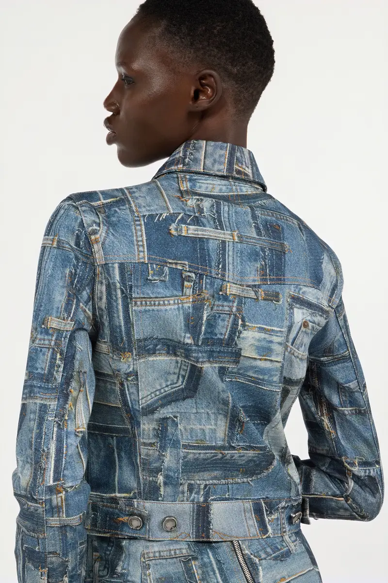 Roberto Cavalli Patchwork Capsule Collection Denim Jacket | Thumbnail 6 Roberto Cavalli Patchwork Capsule Collection Denim Jacket | Thumbnail 6