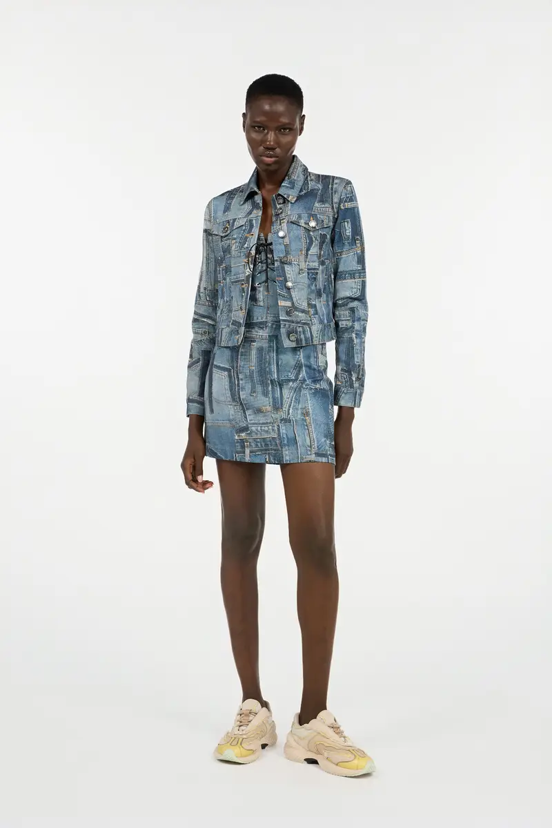 Roberto Cavalli Patchwork Capsule Collection Denim Jacket | Thumbnail 7 Roberto Cavalli Patchwork Capsule Collection Denim Jacket | Thumbnail 7