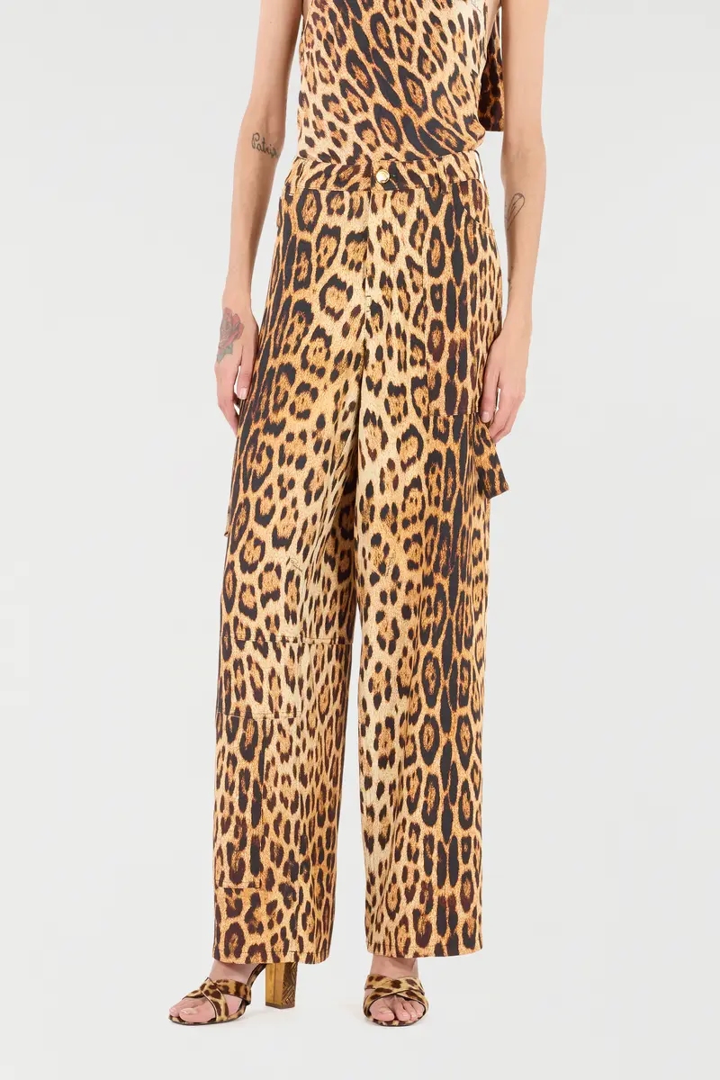 Roberto Cavalli Pants With Jaguar Skin Print | Thumbnail 2 Roberto Cavalli Pants With Jaguar Skin Print | Thumbnail 2