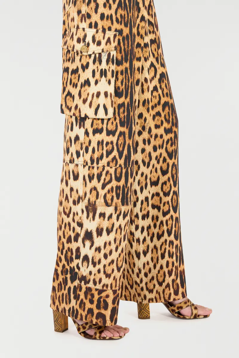 Roberto Cavalli Pants With Jaguar Skin Print | Thumbnail 5 Roberto Cavalli Pants With Jaguar Skin Print | Thumbnail 5