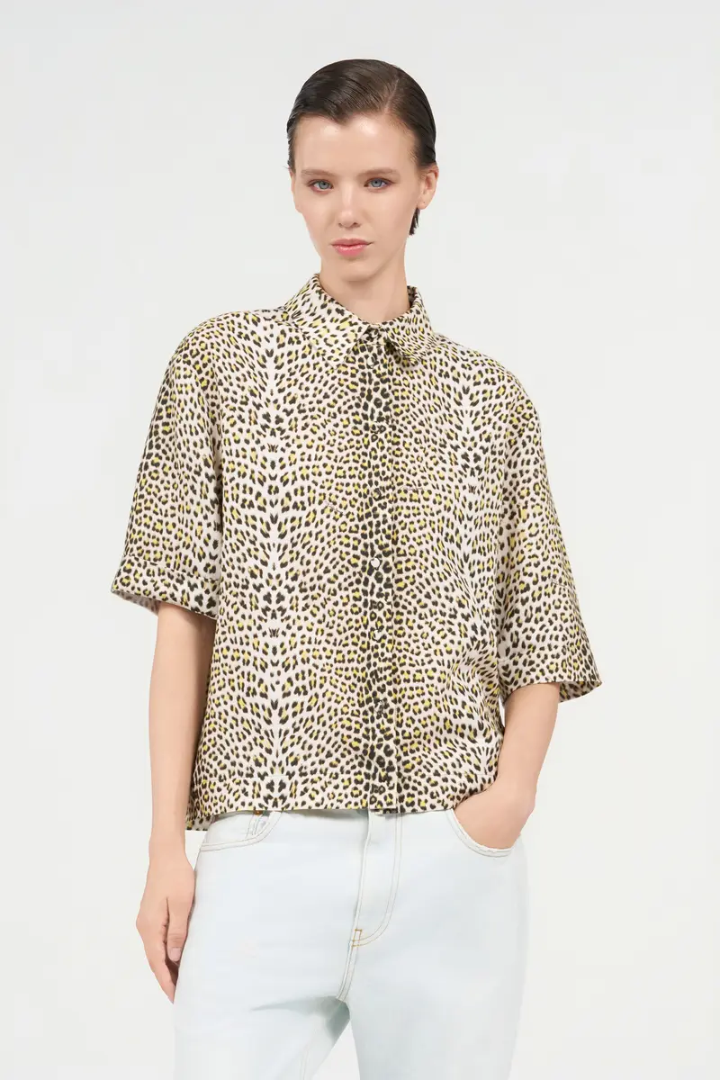 Roberto Cavalli Baby Jaguar Print Shirt | Thumbnail 2 Roberto Cavalli Baby Jaguar Print Shirt | Thumbnail 2