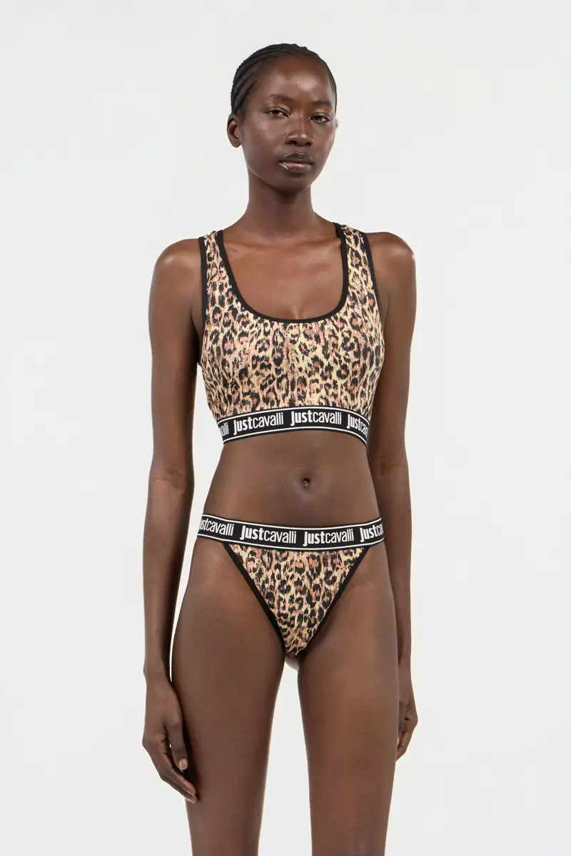 Roberto Cavalli Jaguar Skin Print Bra | Thumbnail 2