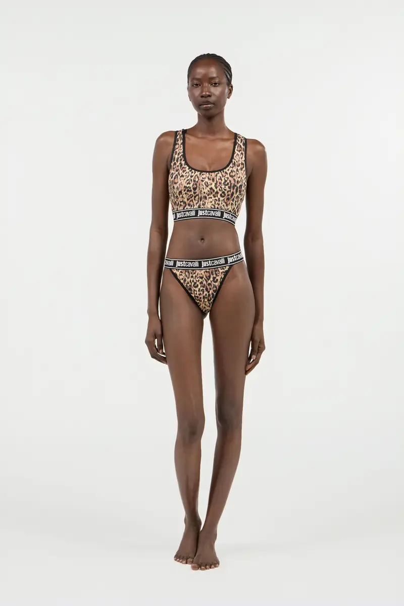 Roberto Cavalli Jaguar Skin Print Bra | Thumbnail 5