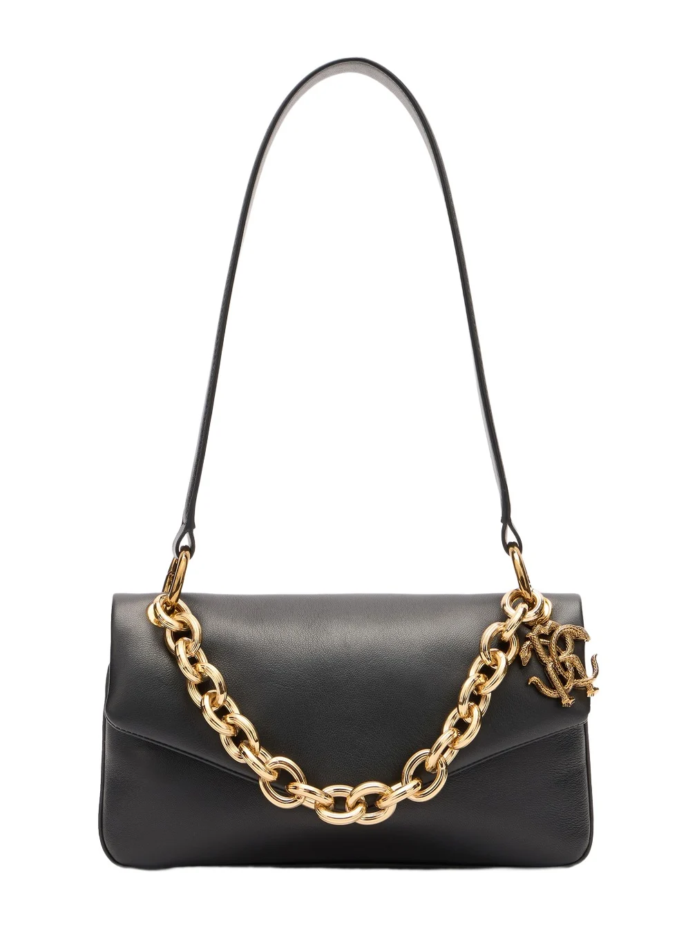 Shoulder Bag With Chain And Charm Shoulder Bag With Chain And Charm