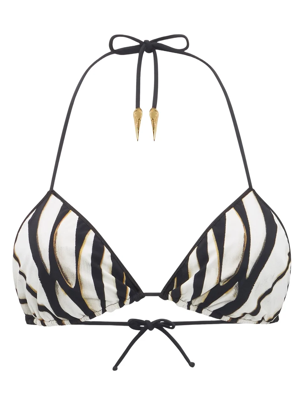 Ray Of Gold Print Bikini Top Ray Of Gold Print Bikini Top
