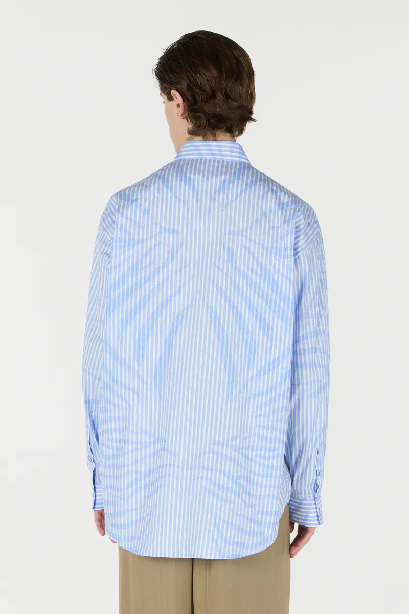 Roberto Cavalli Striped Shirt With Zebra Pattern | Thumbnail 3 Roberto Cavalli Striped Shirt With Zebra Pattern | Thumbnail 3