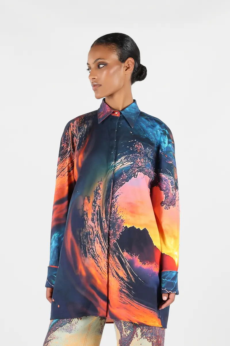 Roberto Cavalli Itaca Print Dress | Thumbnail 2 Roberto Cavalli Itaca Print Dress | Thumbnail 2