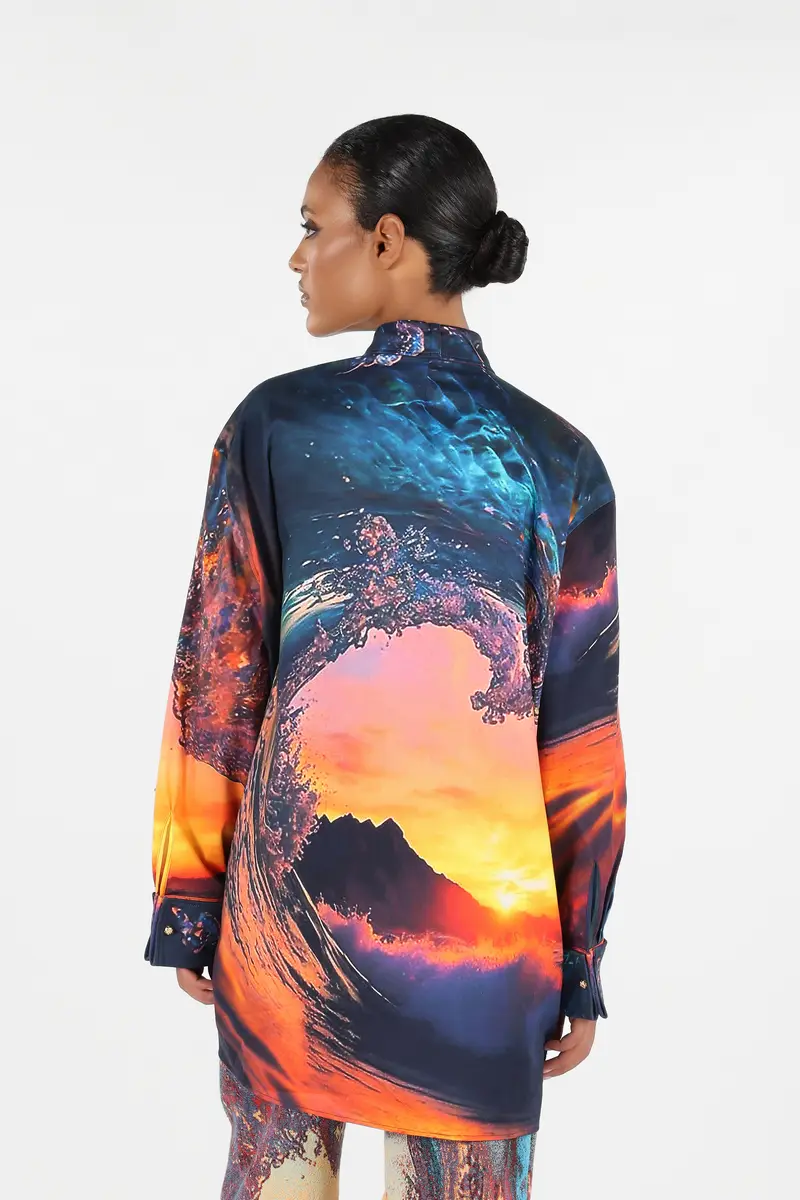 Roberto Cavalli Itaca Print Dress | Thumbnail 3 Roberto Cavalli Itaca Print Dress | Thumbnail 3