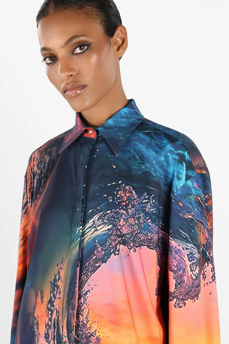 Roberto Cavalli Itaca Print Dress | Thumbnail 5 Roberto Cavalli Itaca Print Dress | Thumbnail 5