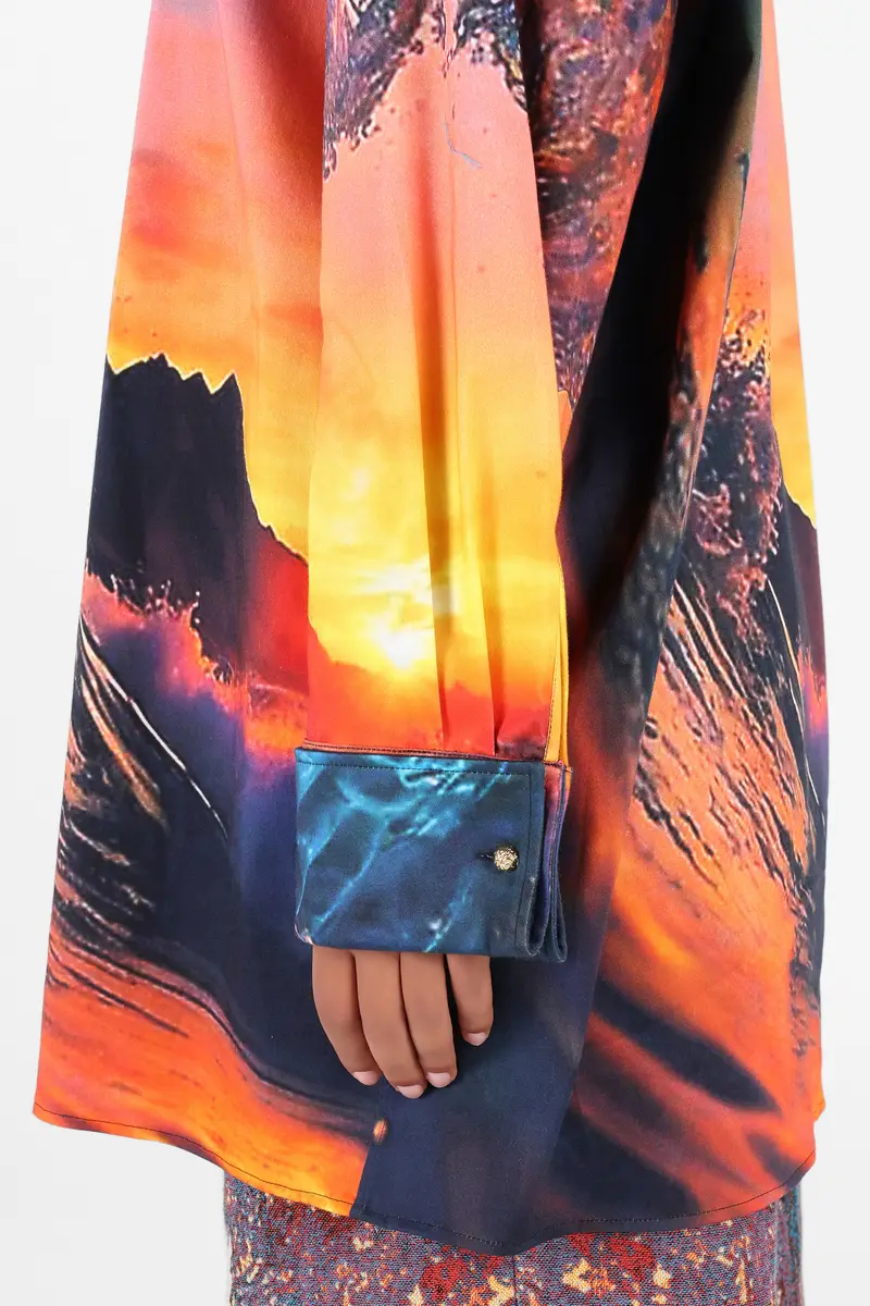 Roberto Cavalli Itaca Print Dress | Thumbnail 6 Roberto Cavalli Itaca Print Dress | Thumbnail 6